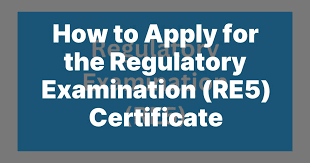 RE5 Certificate Comprehensive Step-by-Step Guide 2026: Navigating the Application Process.